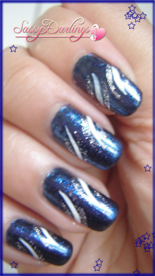 Party Nave Blue Nails